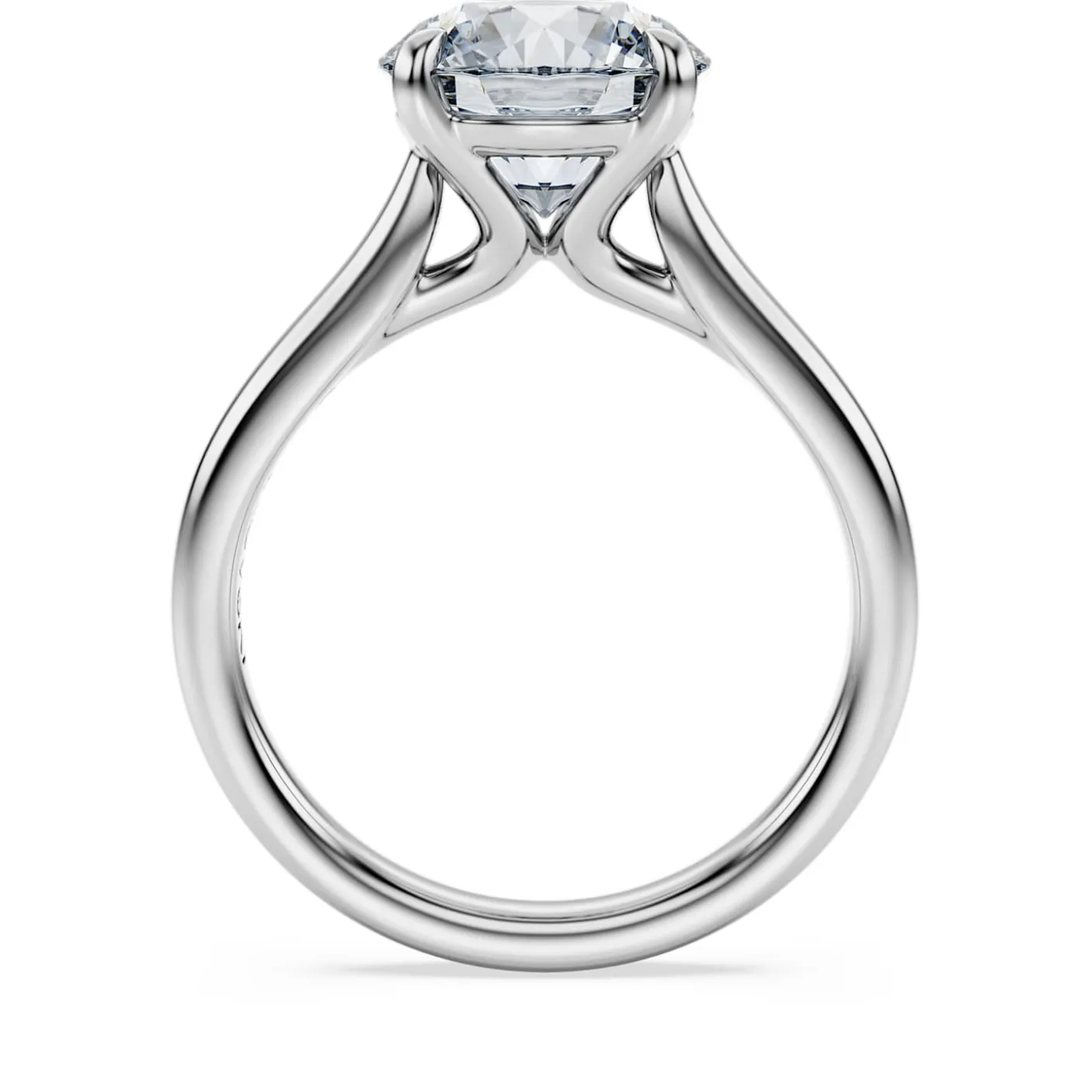 Eternity solitaire ring