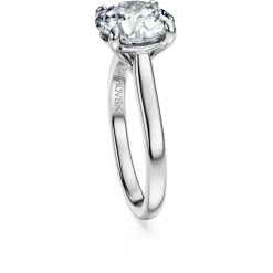 Eternity solitaire ring