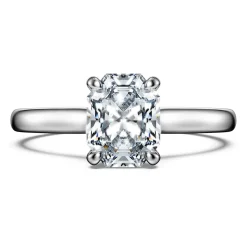 Eternity solitaire ring