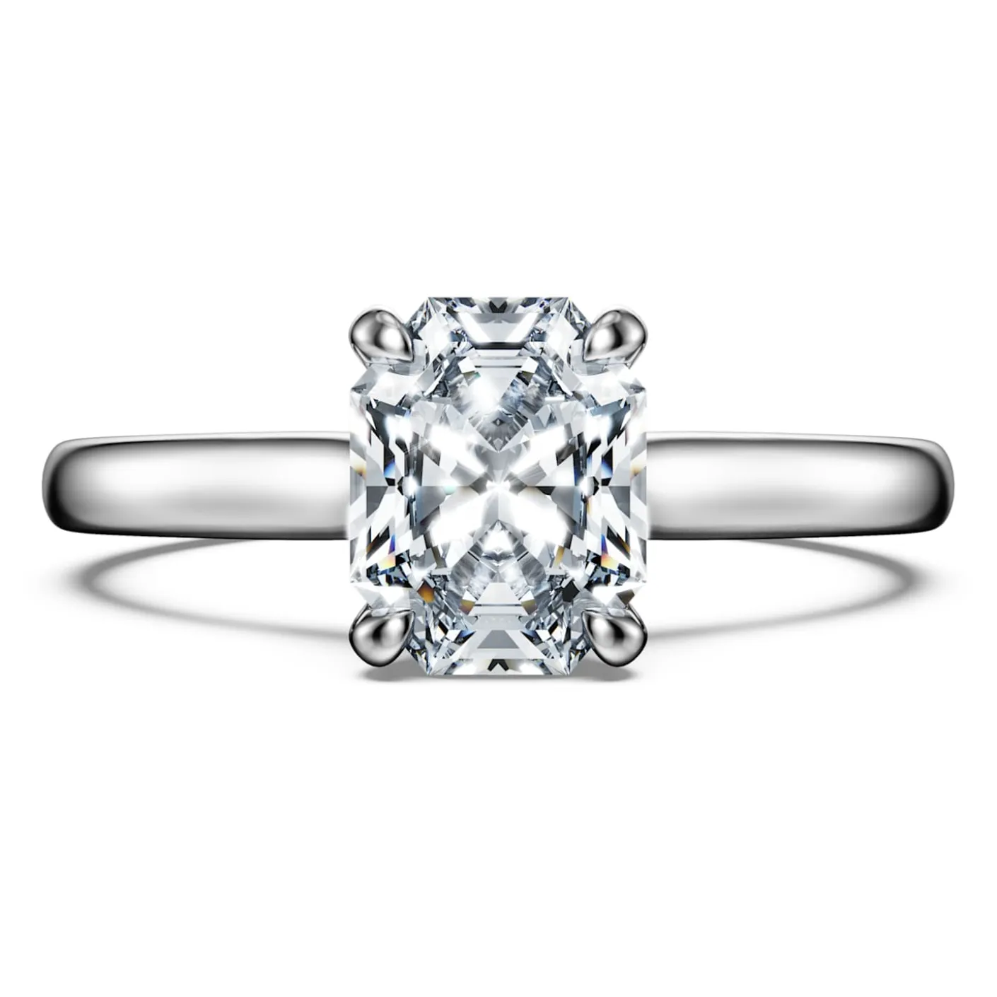 Eternity solitaire ring
