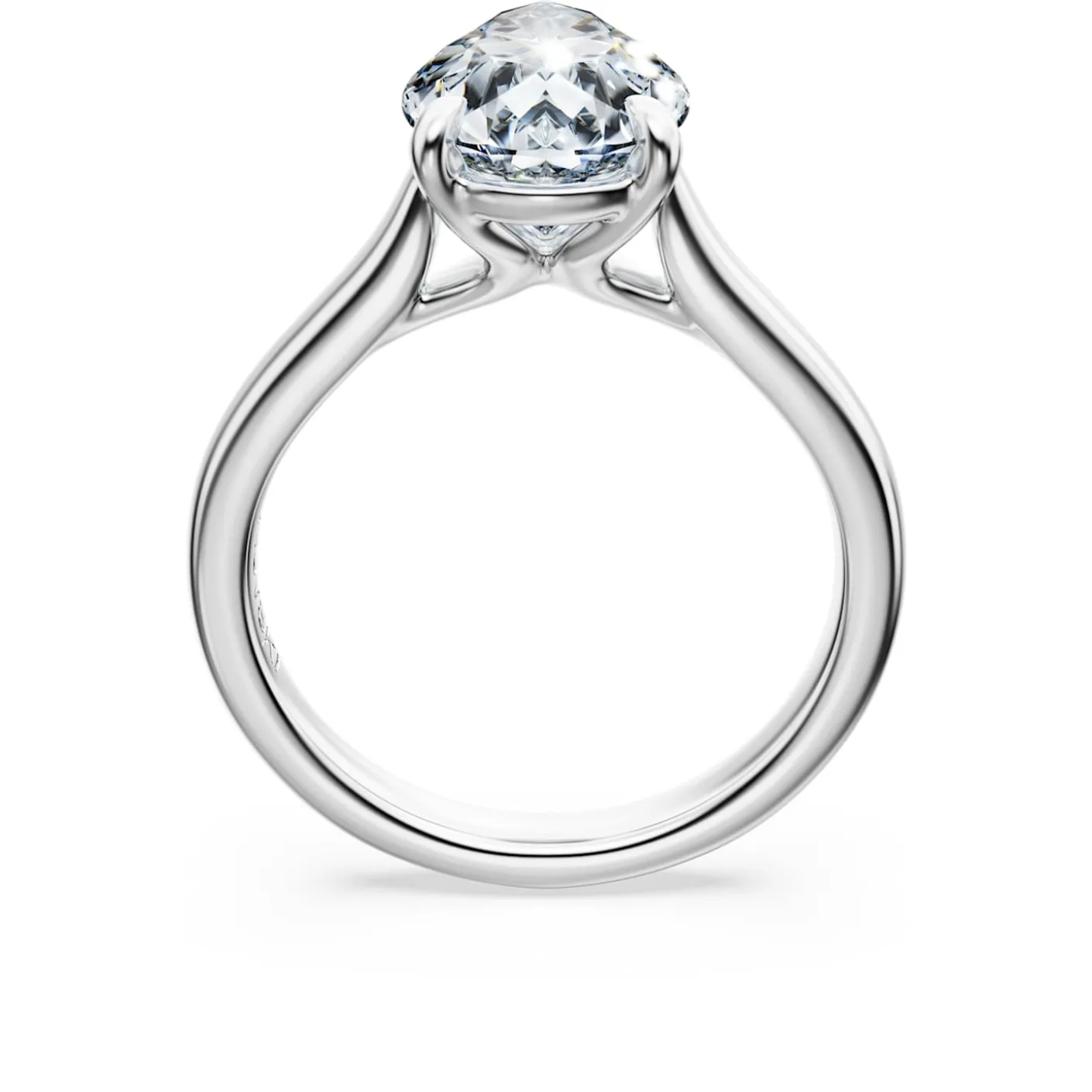 Eternity solitaire ring