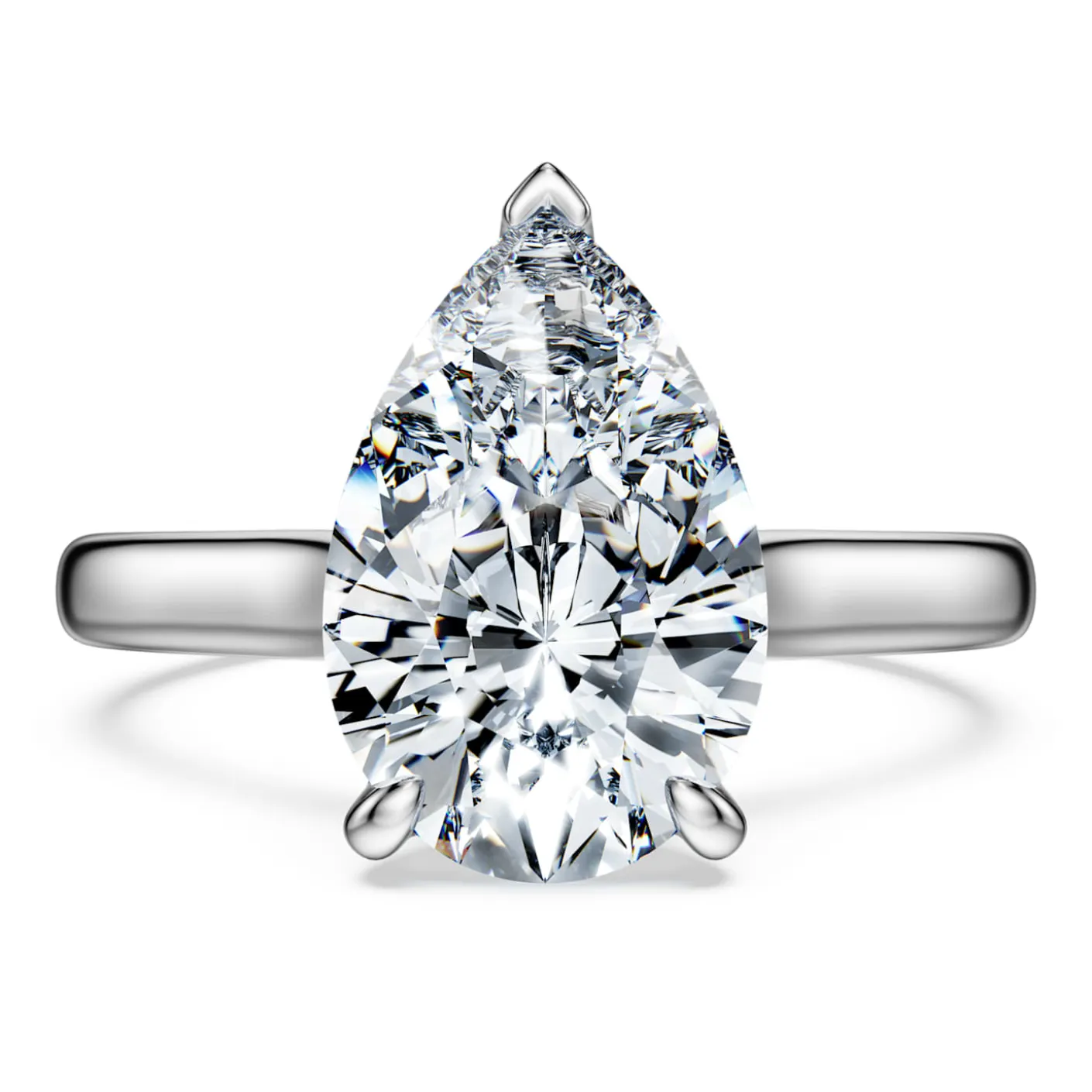 Eternity solitaire ring