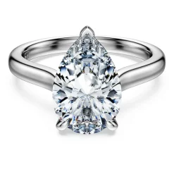 Eternity solitaire ring