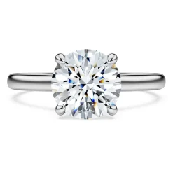 Eternity solitaire ring