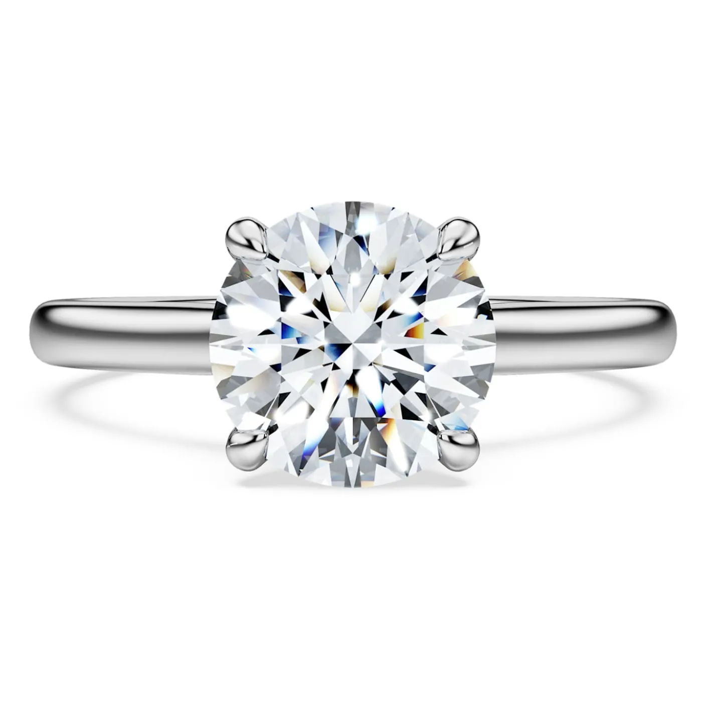 Eternity solitaire ring