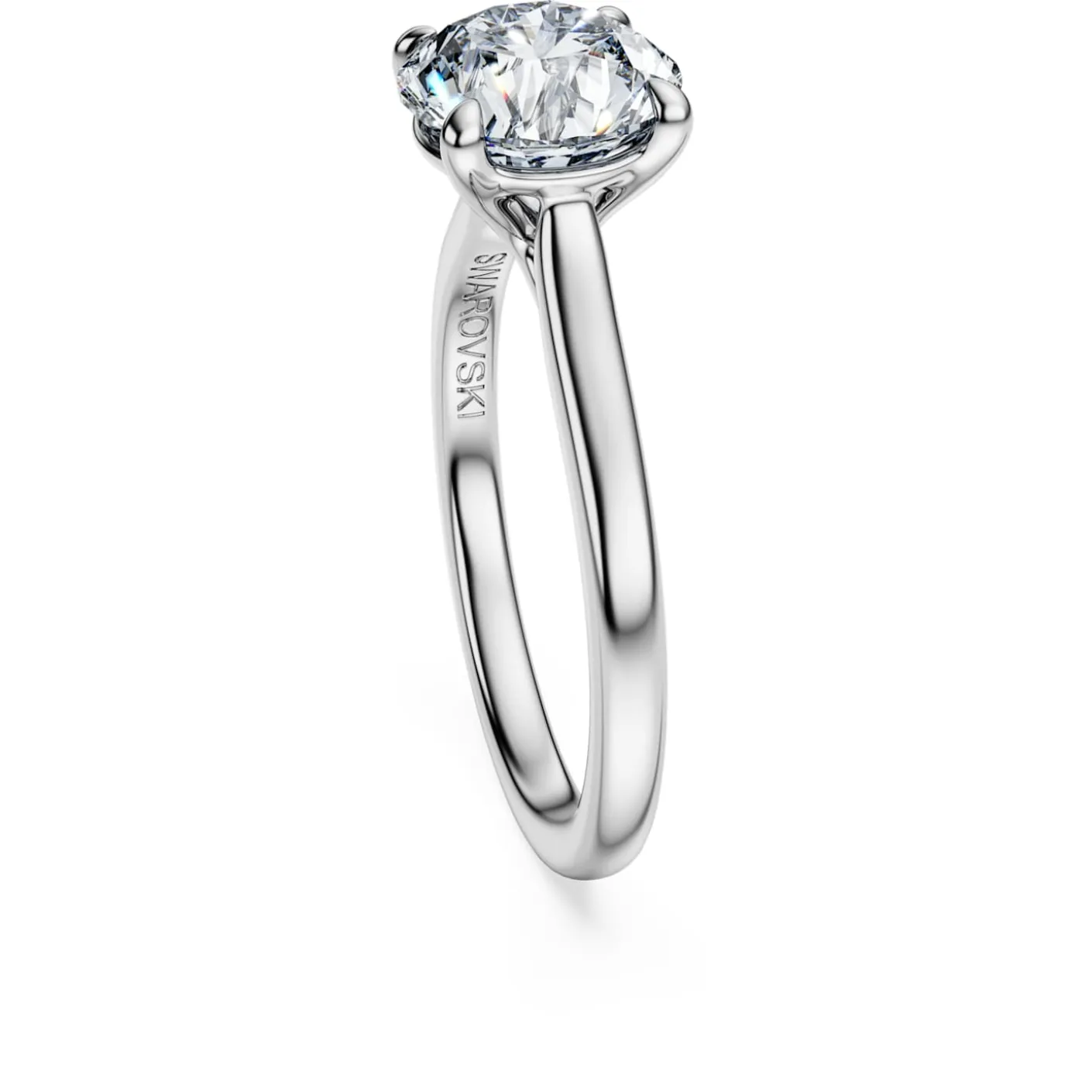 Eternity solitaire ring