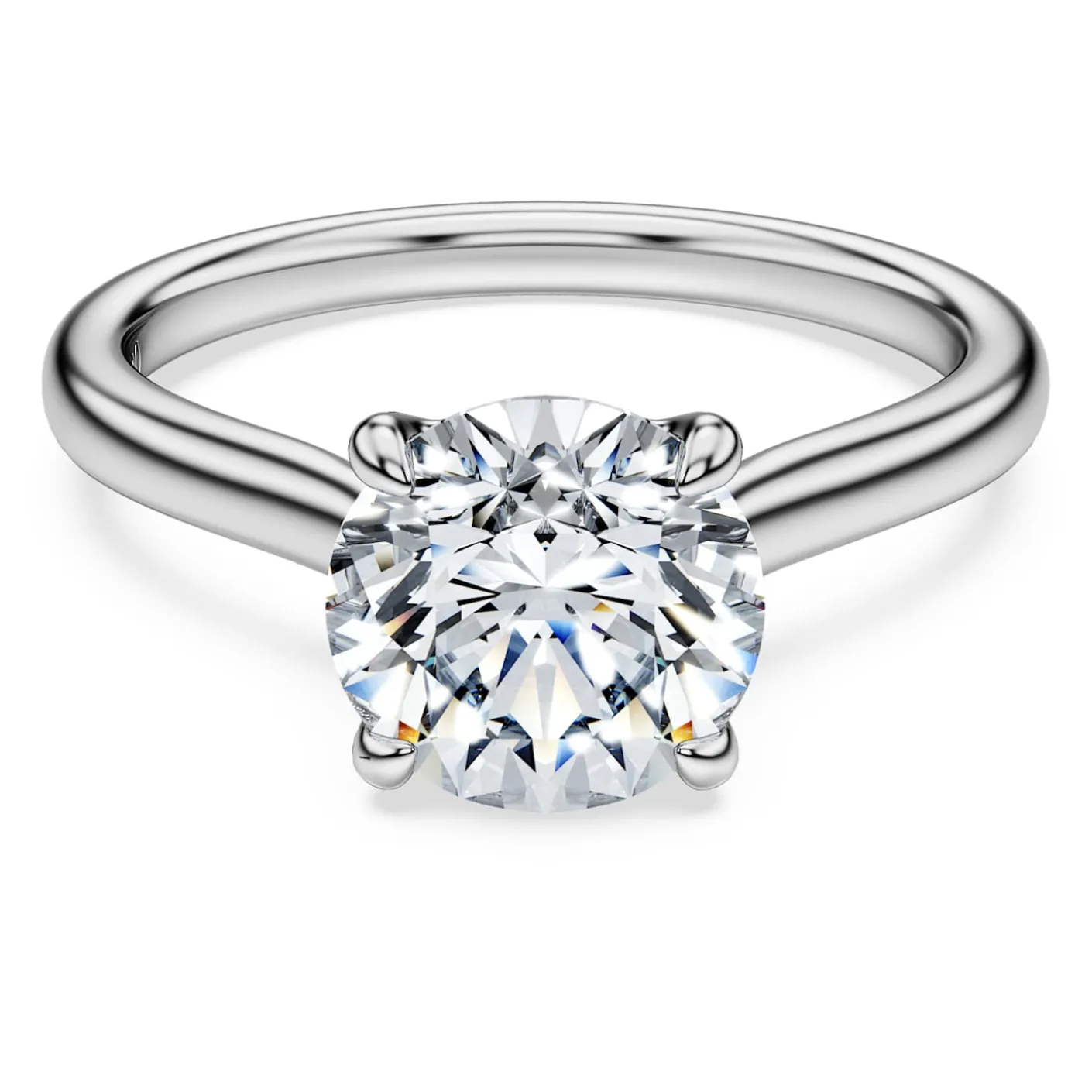 Eternity solitaire ring