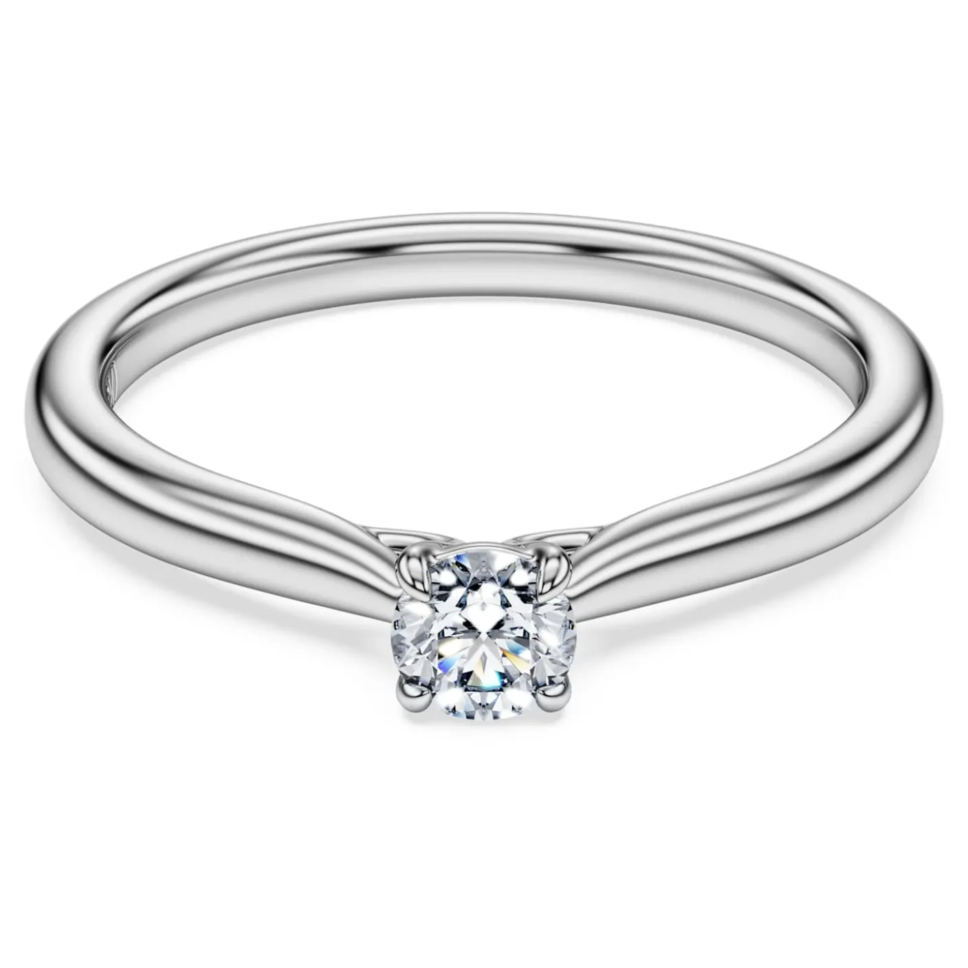 Eternity solitaire ring