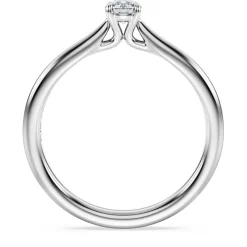 Eternity solitaire ring