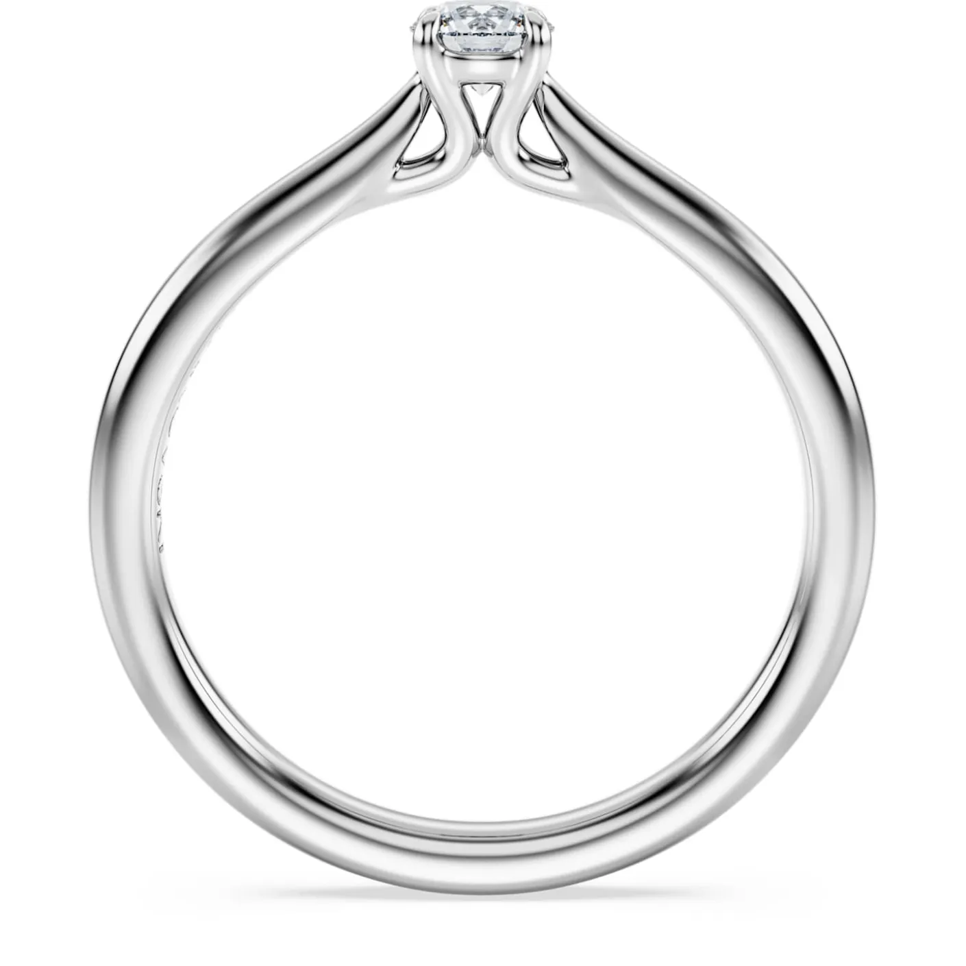 Eternity solitaire ring
