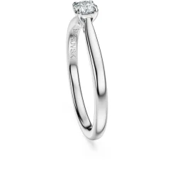 Eternity solitaire ring