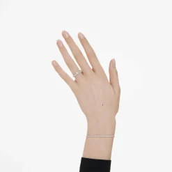 Eternity solitaire ring
