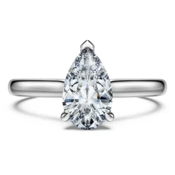 Eternity solitaire ring