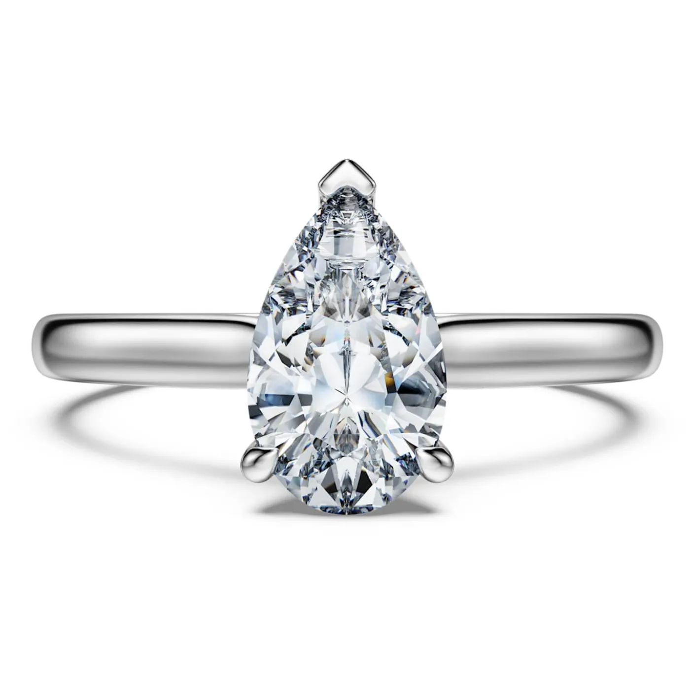 Eternity solitaire ring