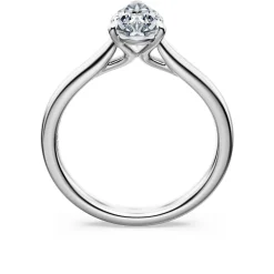 Eternity solitaire ring