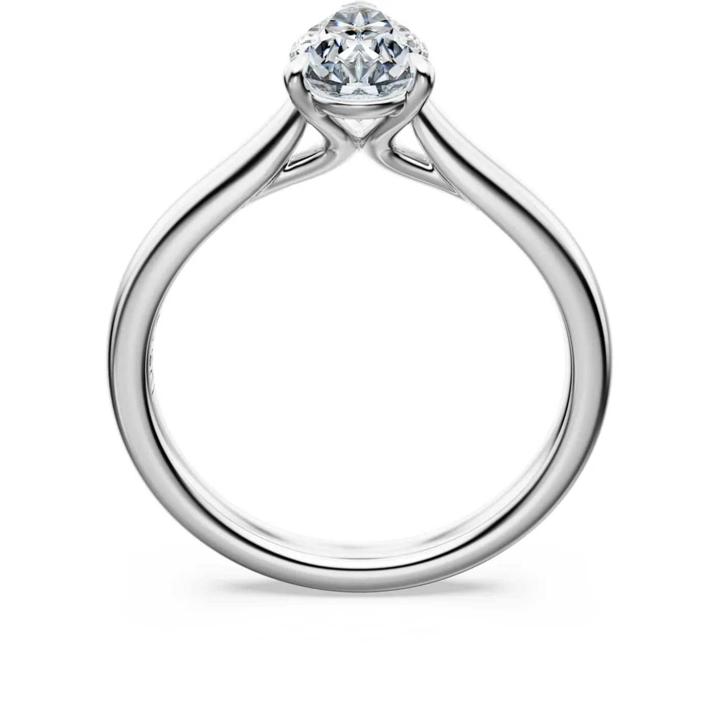 Eternity solitaire ring