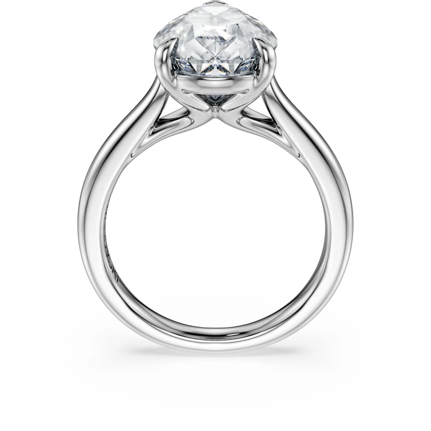 Eternity solitaire ring