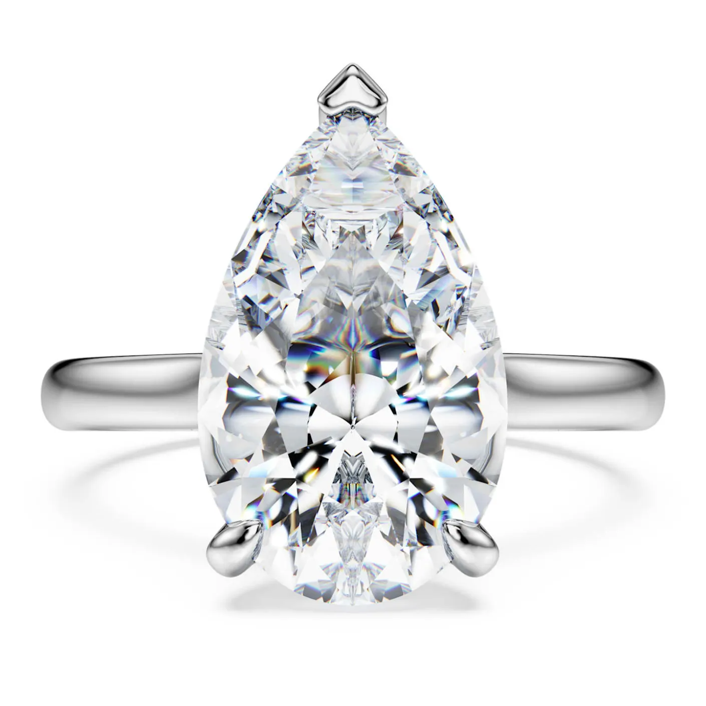 Eternity solitaire ring