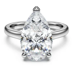 Eternity solitaire ring