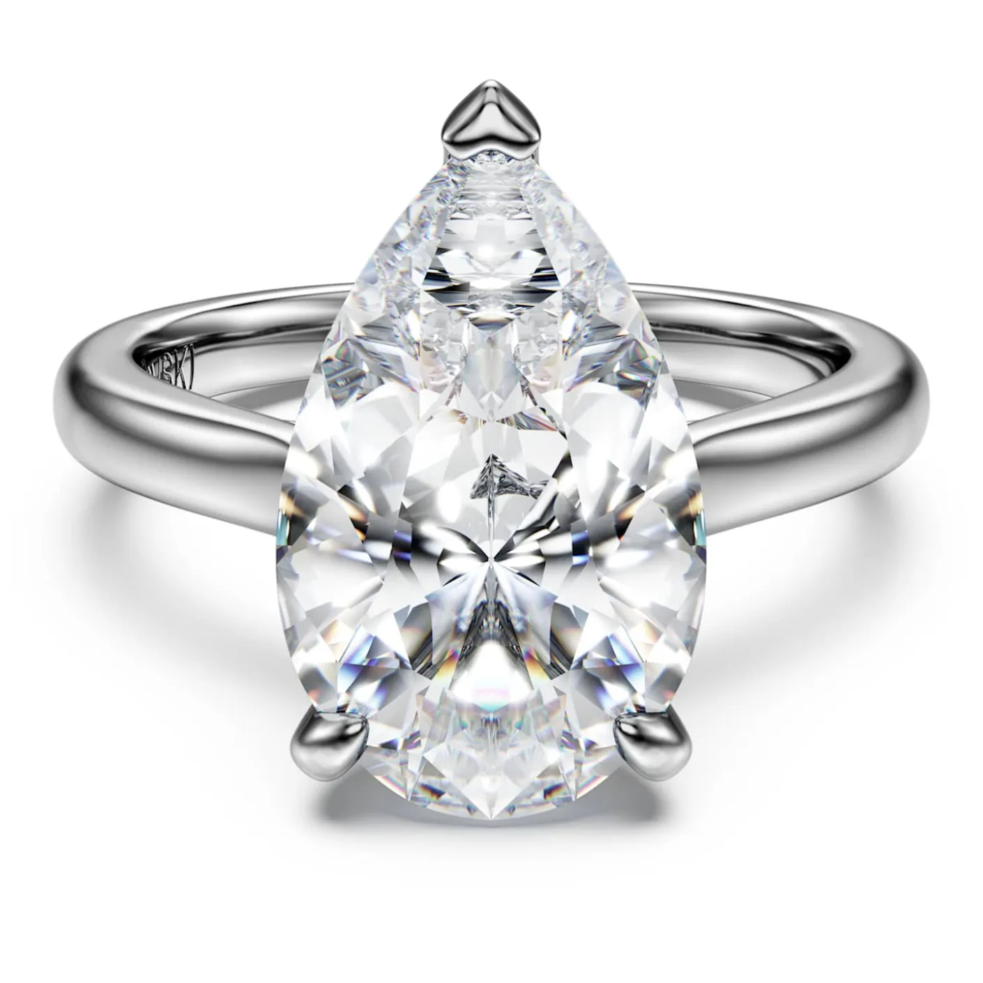 Eternity solitaire ring