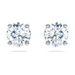 Eternity solitaire stud earrings