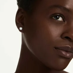 Eternity solitaire stud earrings