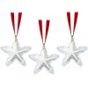 Exclusive Winter Star Ornament Set of 3