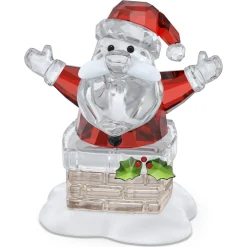 Holiday Cheers Santa Claus and Chimney