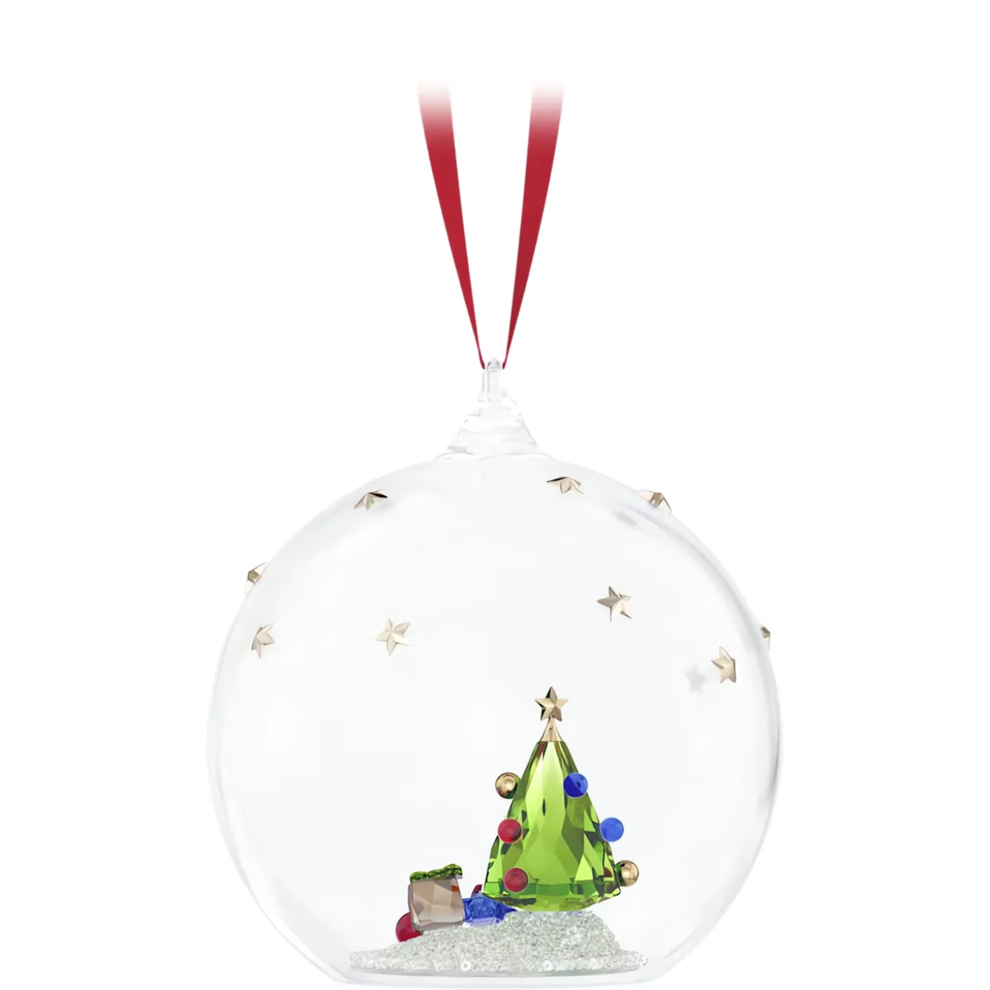 Holiday Cheers Tree and Gifts Ball Ornament