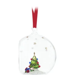 Holiday Cheers Tree and Gifts Ball Ornament