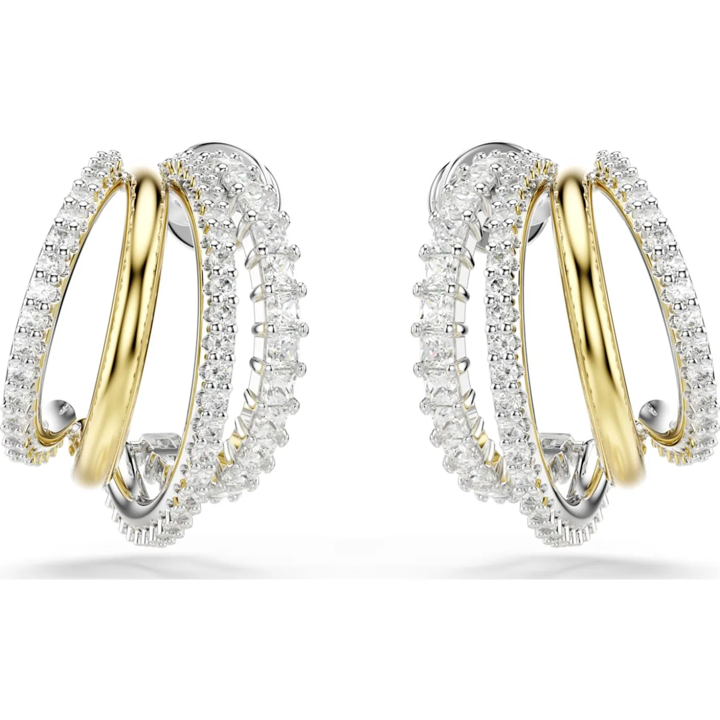 Hyperbola hoop earrings