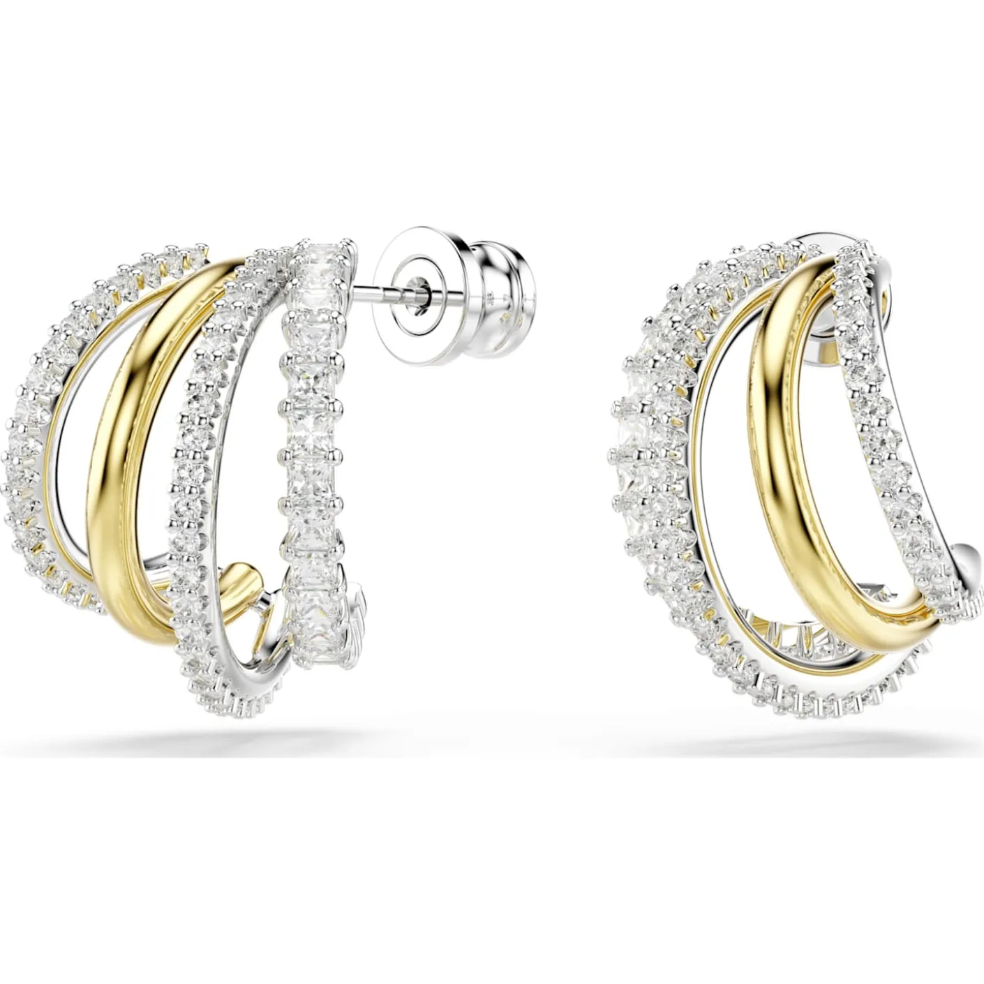 Hyperbola hoop earrings