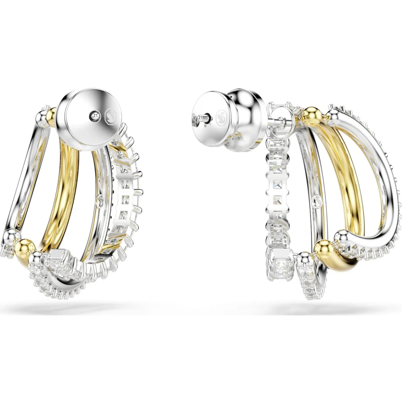 Hyperbola hoop earrings