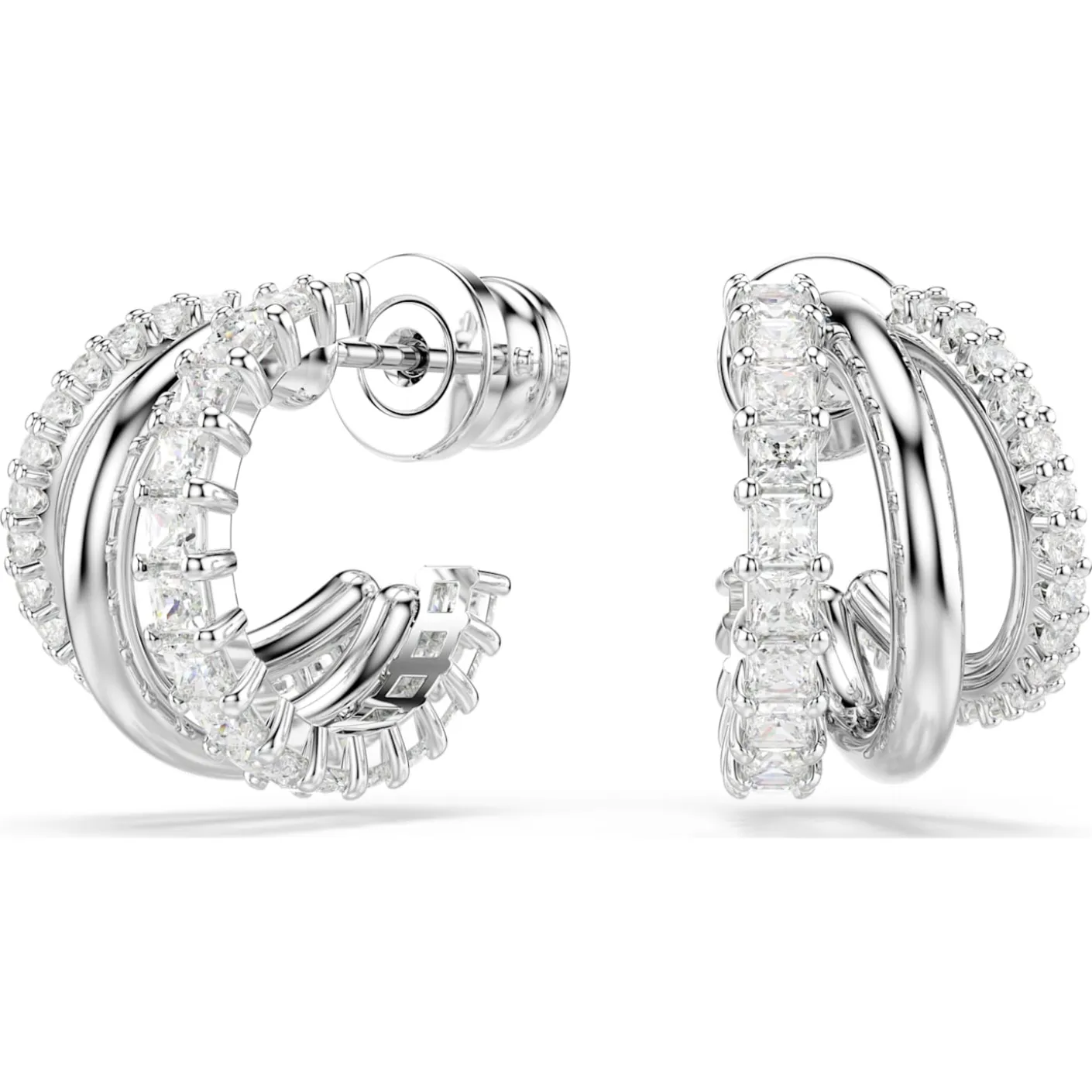 Hyperbola hoop earrings