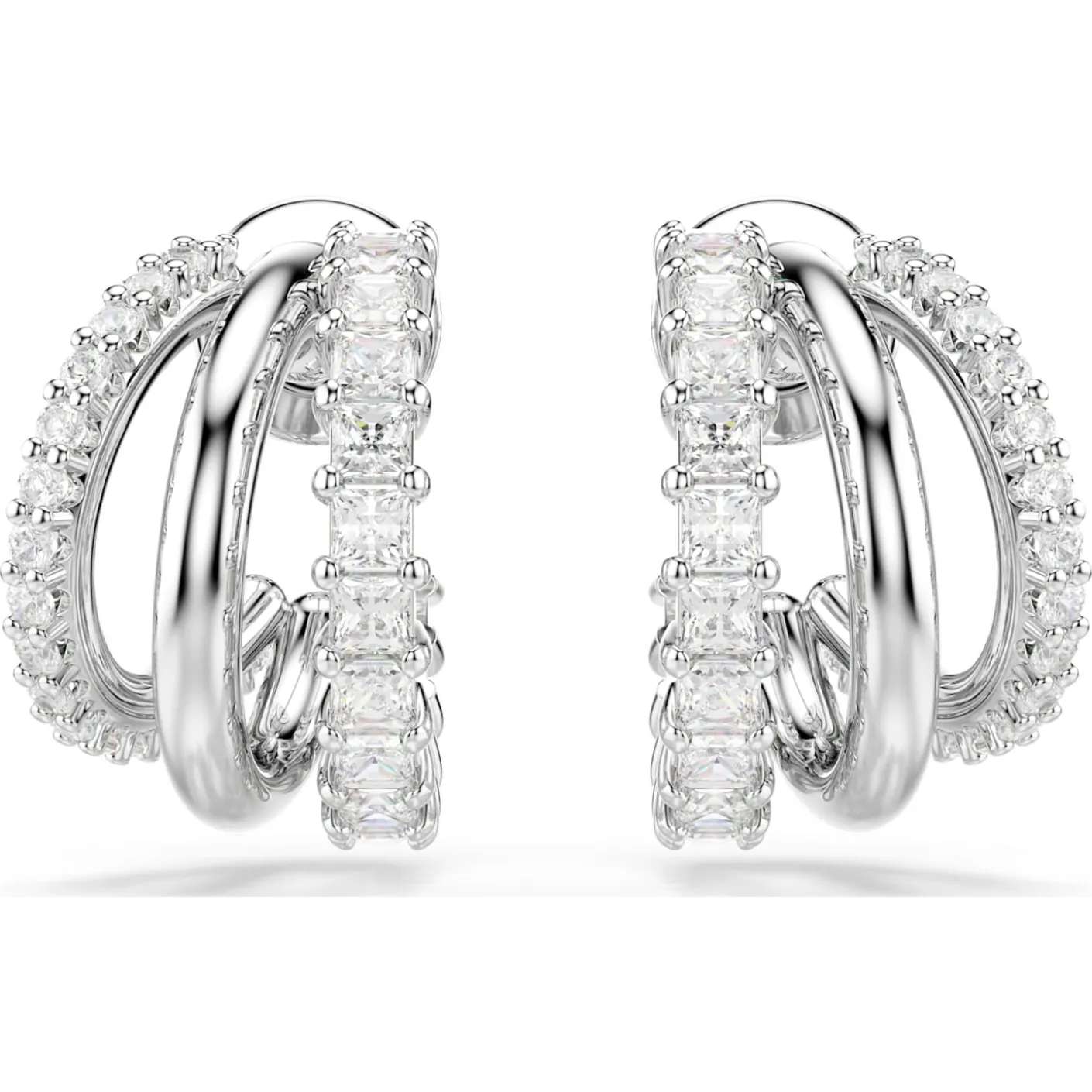 Hyperbola hoop earrings