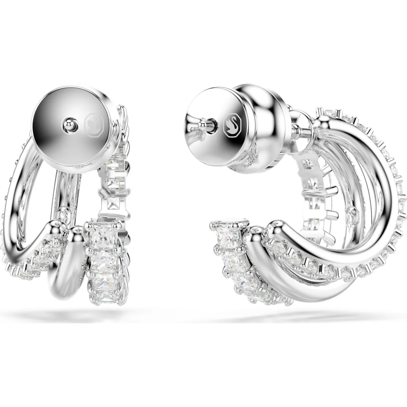 Hyperbola hoop earrings