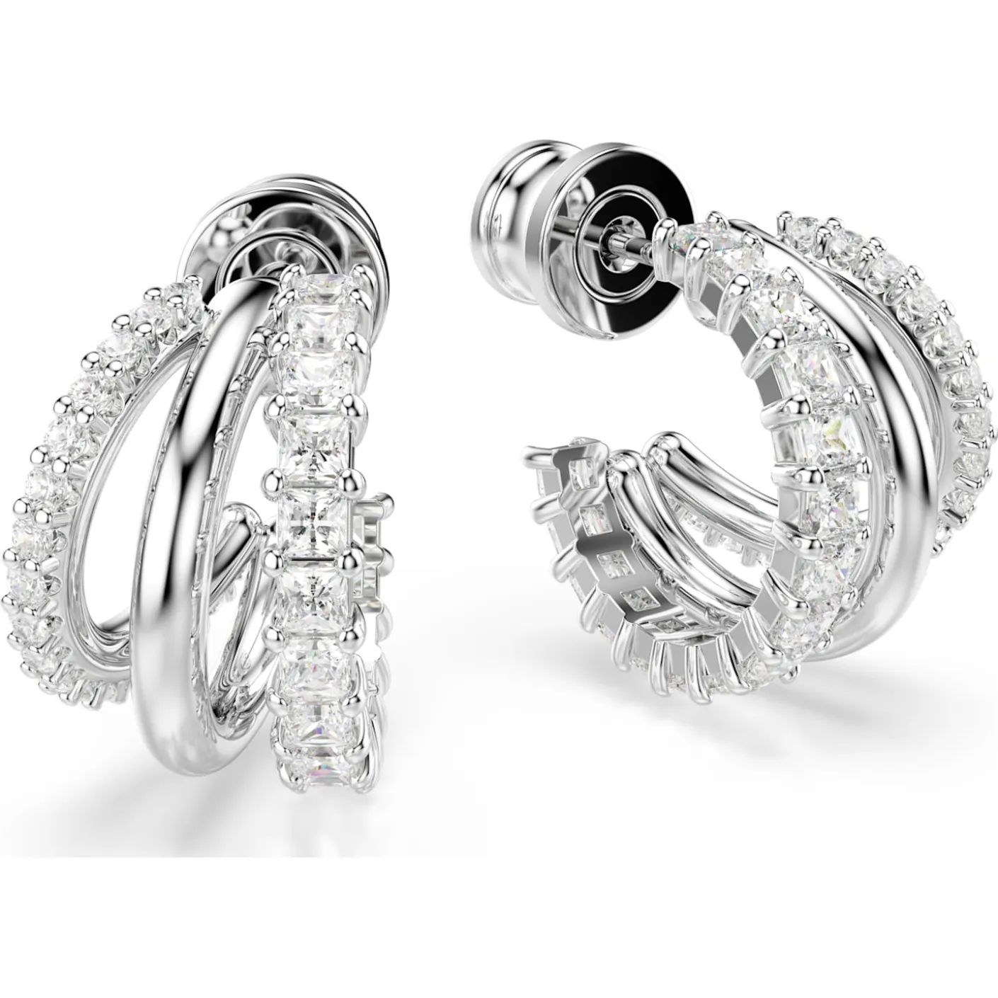 Hyperbola hoop earrings