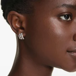 Hyperbola hoop earrings