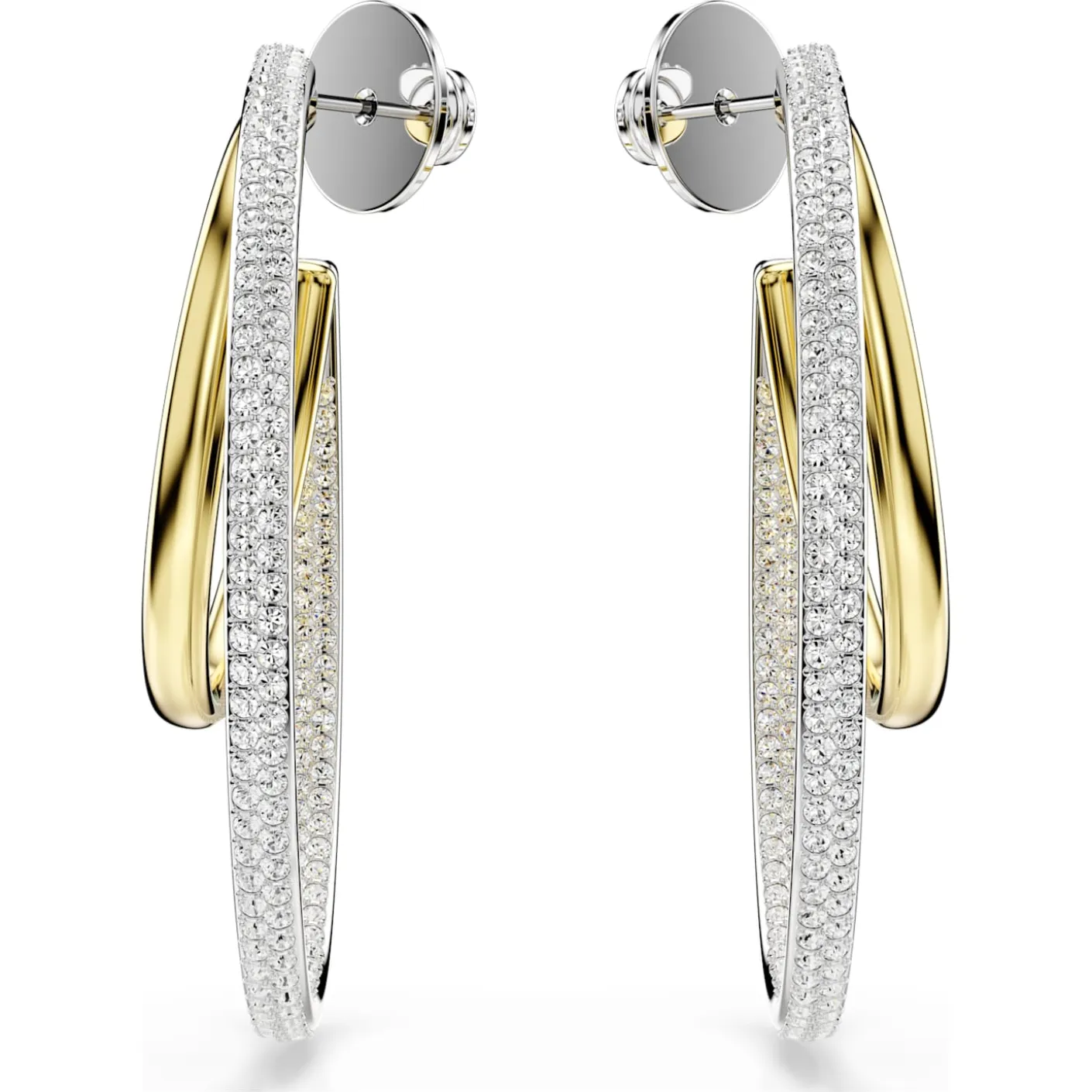 Hyperbola hoop earrings