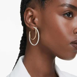 Hyperbola hoop earrings