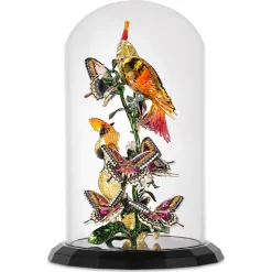 Idyllia Birds and Butterflies Bell Jar