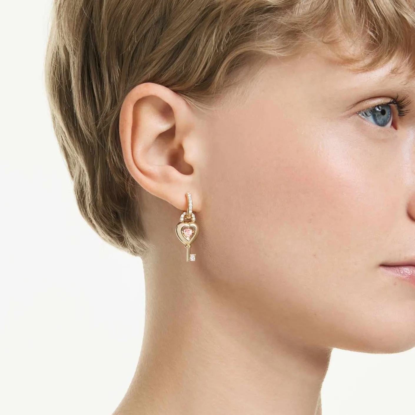 Idyllia drop earrings with ear cuff