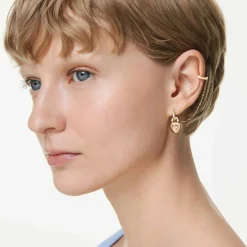 Idyllia drop earrings with ear cuff