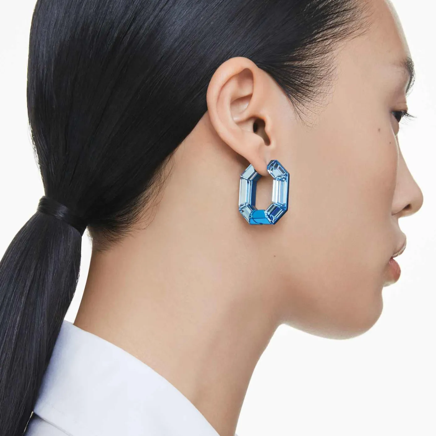 Lucent hoop earrings