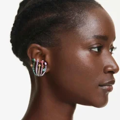 Matrix clip earrings