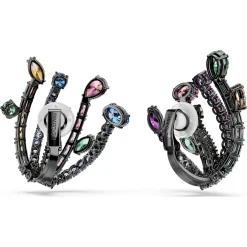 Matrix clip earrings