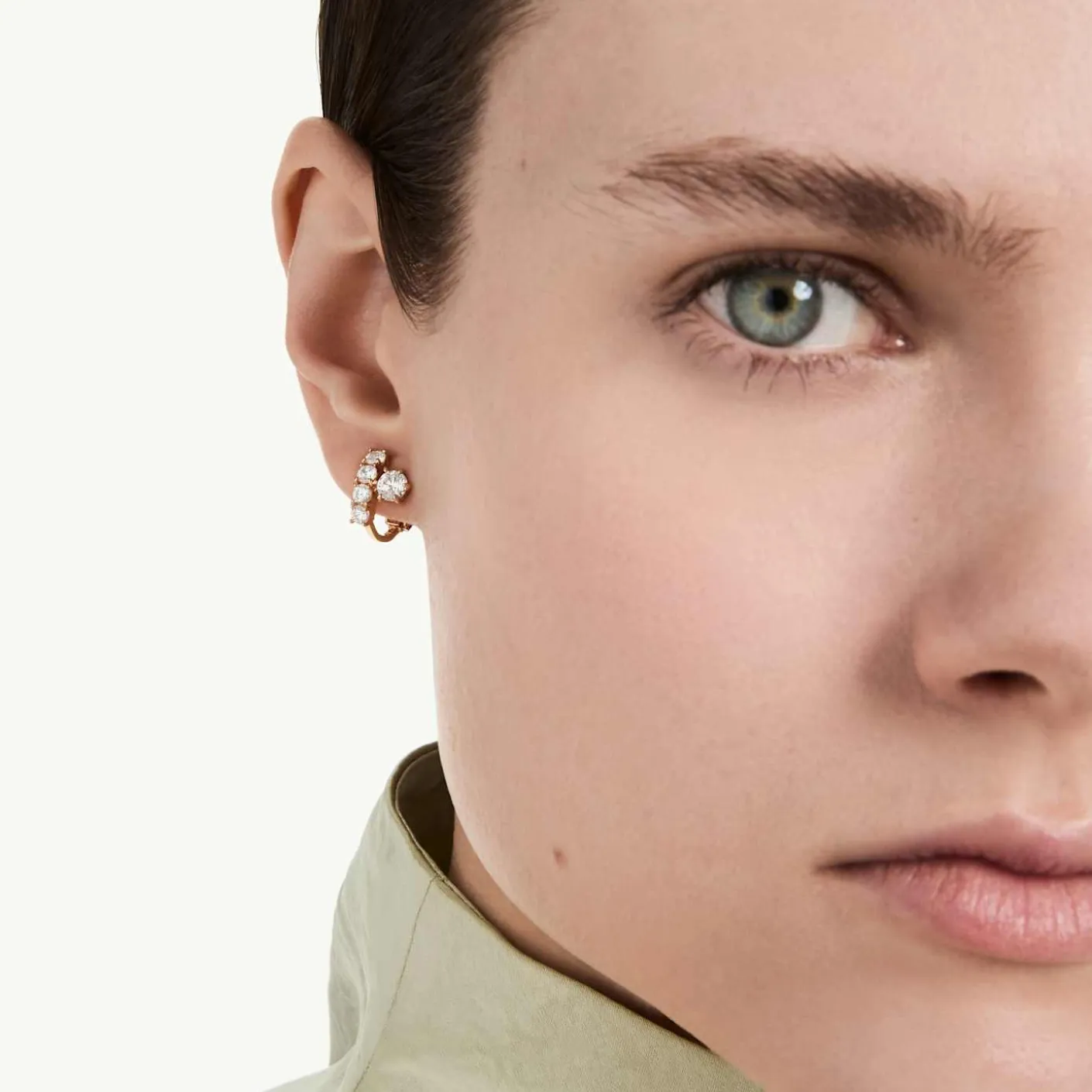 Matrix clip earrings