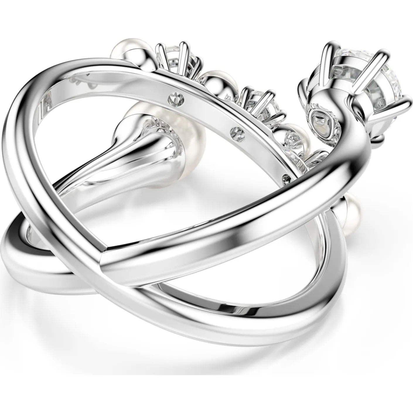 Matrix cocktail ring