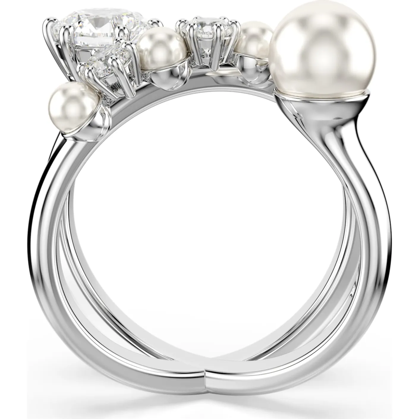 Matrix cocktail ring