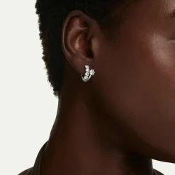 Matrix hoop earrings